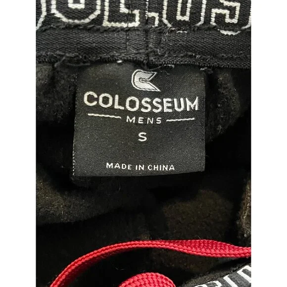 Iowa State Cyclones Mens Jogger Sweatpants Small By Colosseum Gray & Red Polyest - Picture 5 of 12